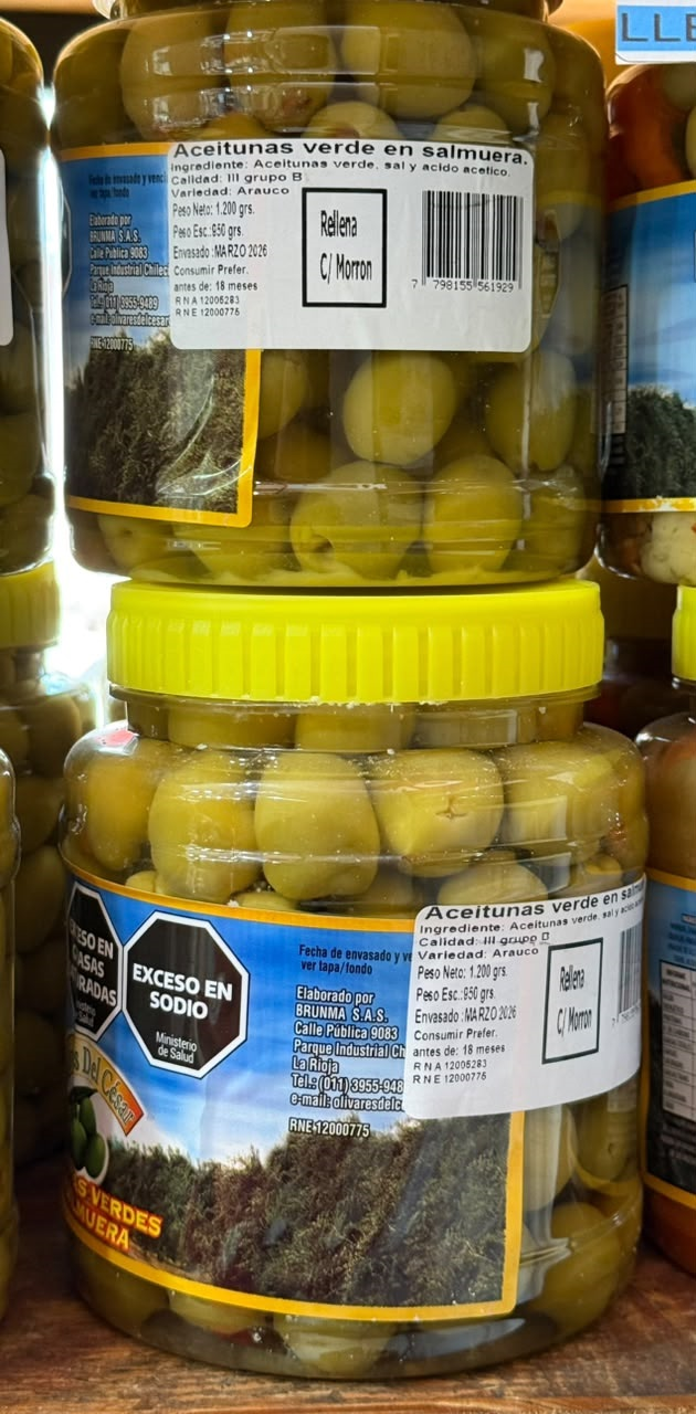 Ace Ver Rellena x 1 kg - Olivares del Cesar